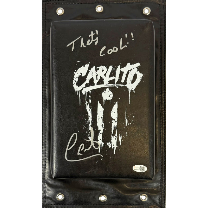 Carlito autographed signed inscribed wrestling turnbuckle WWE JSA LWO WWF