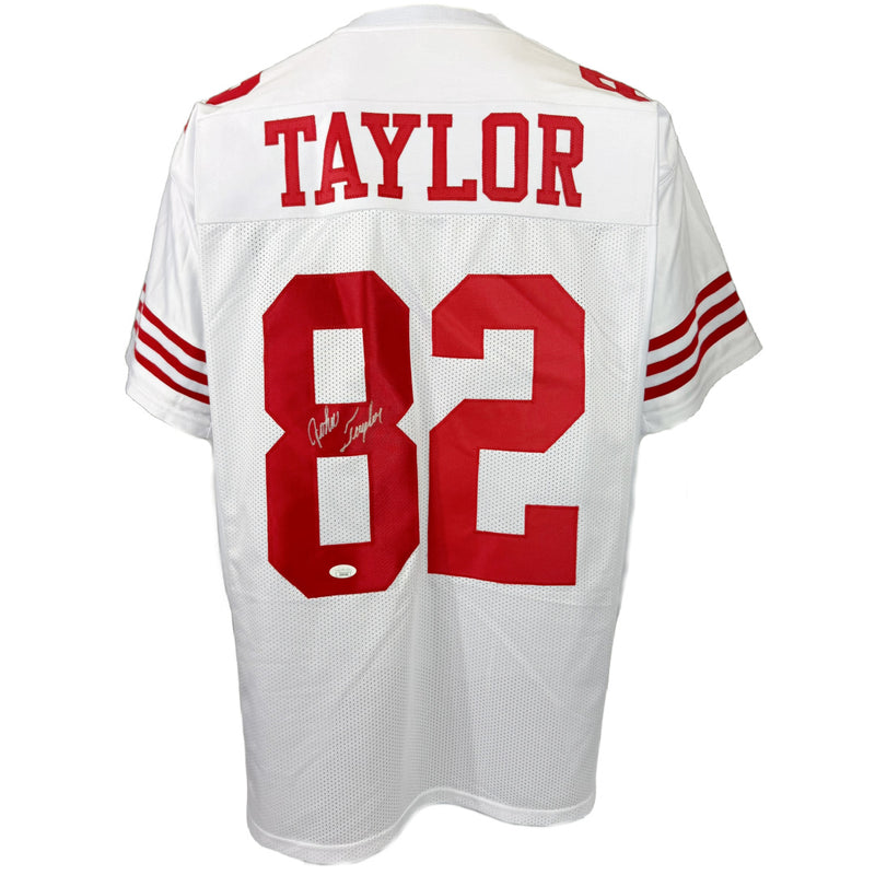 JOHN TAYLOR AUTOGRAPHED SIGNED CUSTOM WHITE PRO STYLE JERSERY JSA COA