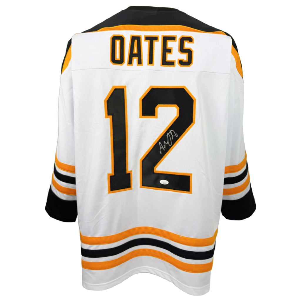 ADAM OATES AUTOGRAPHED SIGNED CUSTOM WHITE PRO STYLE JERSEY JSA COA