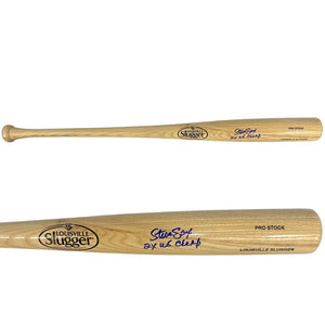 Steve Sax autographed signed inscribed bat Los Angeles Dodger PSA Yankees