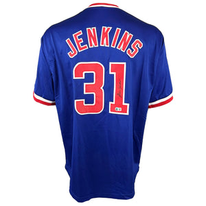 FERGIE JENKINS AUTOGRAPHED SIGNED CUSTOM BLUE PRO STYLE JERSEY BAS