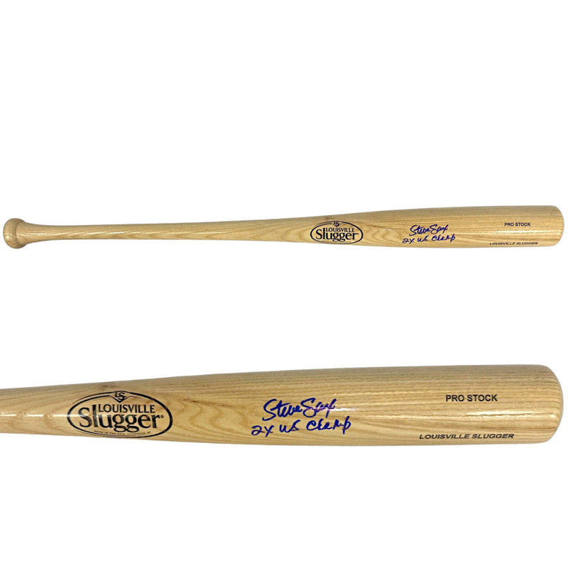 Steve Sax autographed signed inscribed bat Los Angeles Dodger PSA Yankees