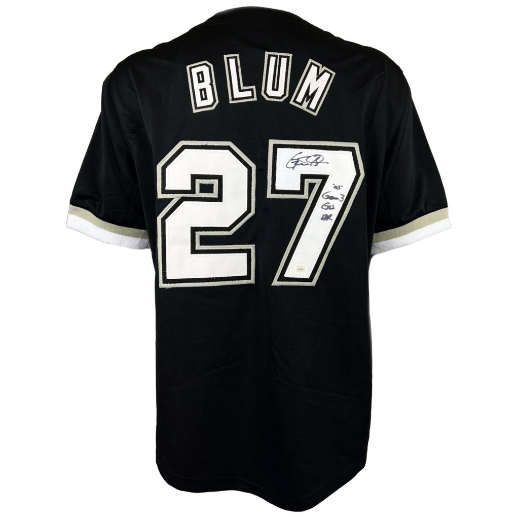 Geoff Blum autographed signed inscribed professional jersey JSA COA