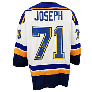 Mathieu Joseph autographed signed professional jersey JSA COA