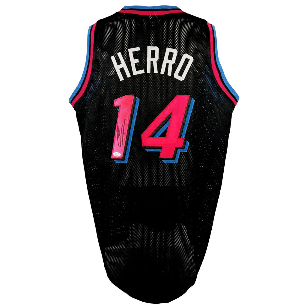 Tyler Herro autographed signed professional jersey JSA COA