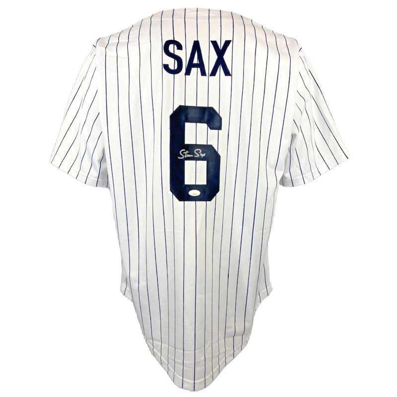 Steve Sax autographed signed professional jersey JSA COA