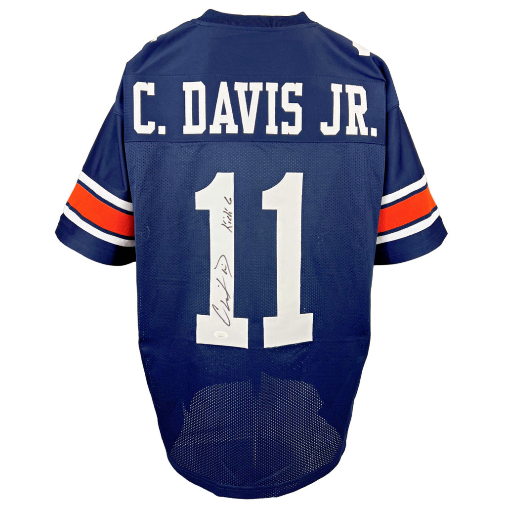 Chris Davis Jr autographed signed inscribed college jersey JSA COA
