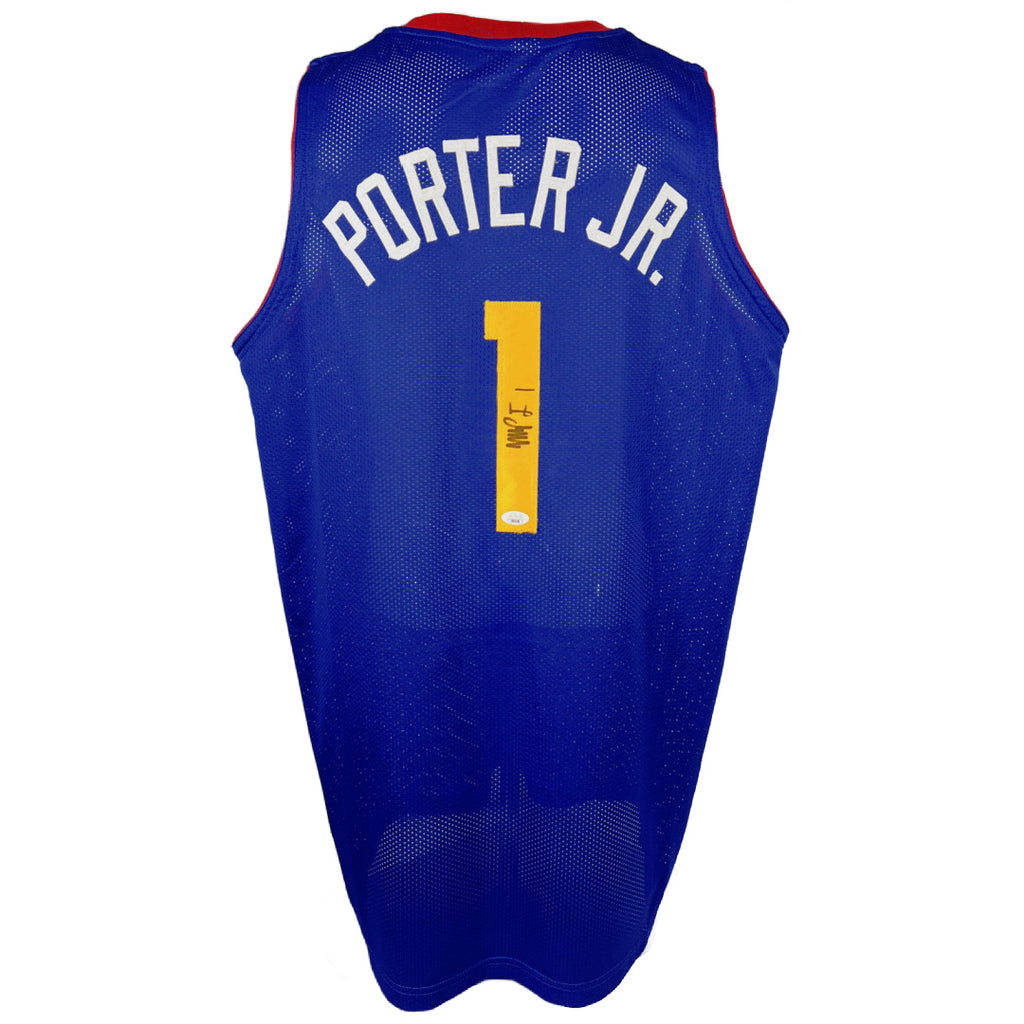 Michael Porter Jr. autographed signed professional jersey JSA COA