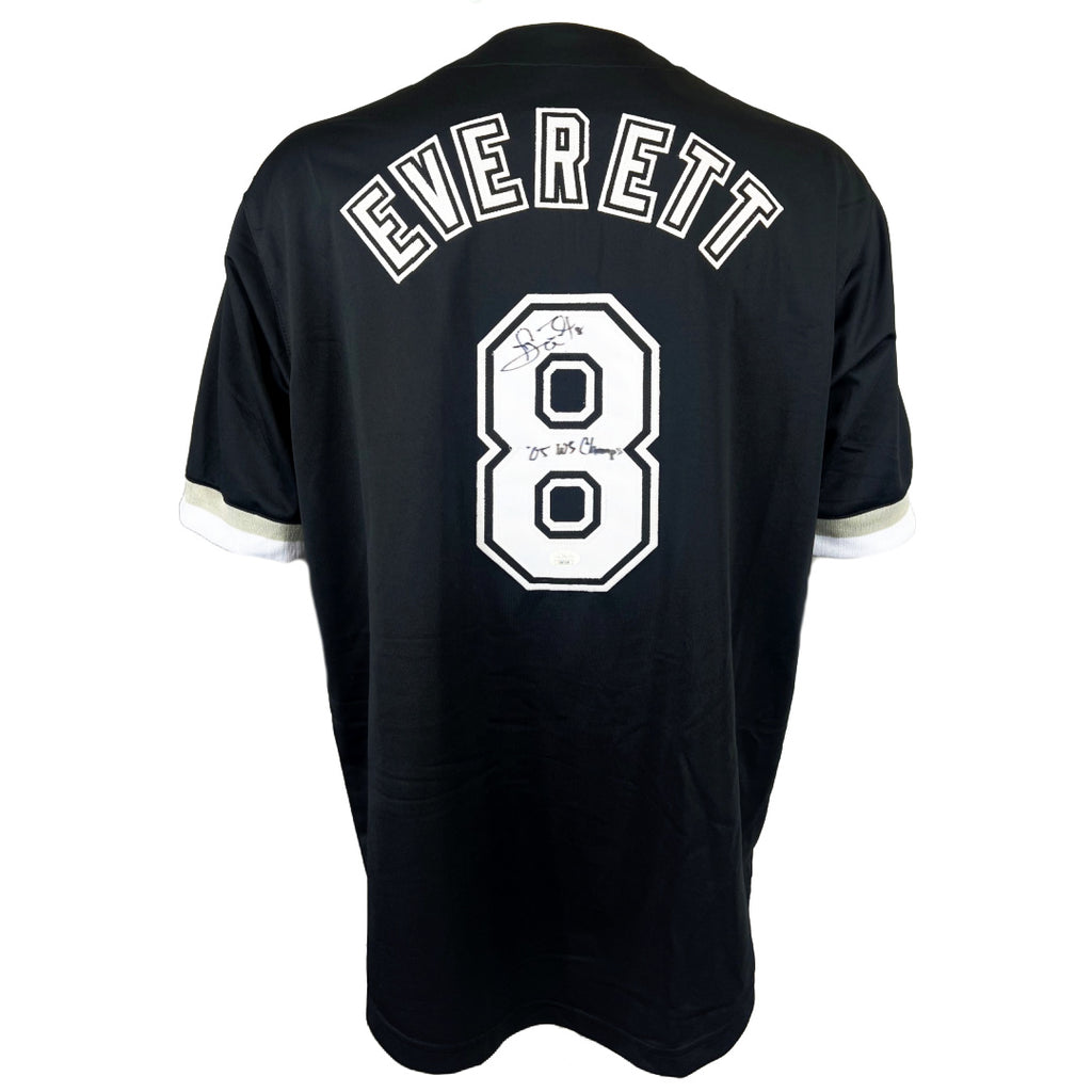 Carl Everett autographed signed inscribed jersey MLB Chicago White Sox JSA COA