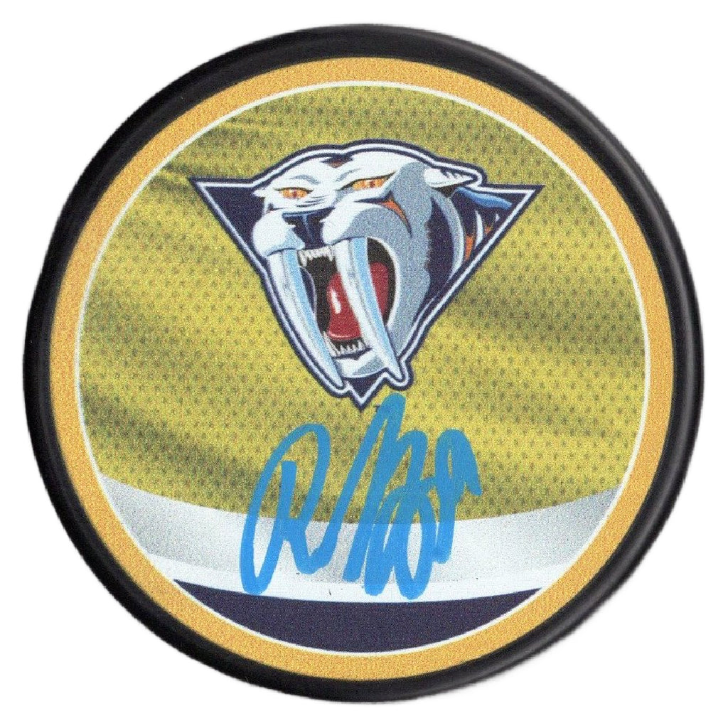 Roman Josi autographed signed Retro Reverse puck NHL Nashville Predators JSA COA