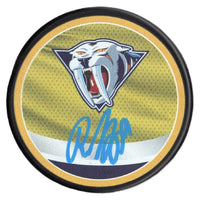 Roman Josi autographed signed Retro Reverse puck NHL Nashville Predators JSA COA