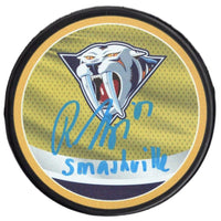 Roman Josi inscribed signed Retro Reverse puck NHL Nashville Predators JSA COA