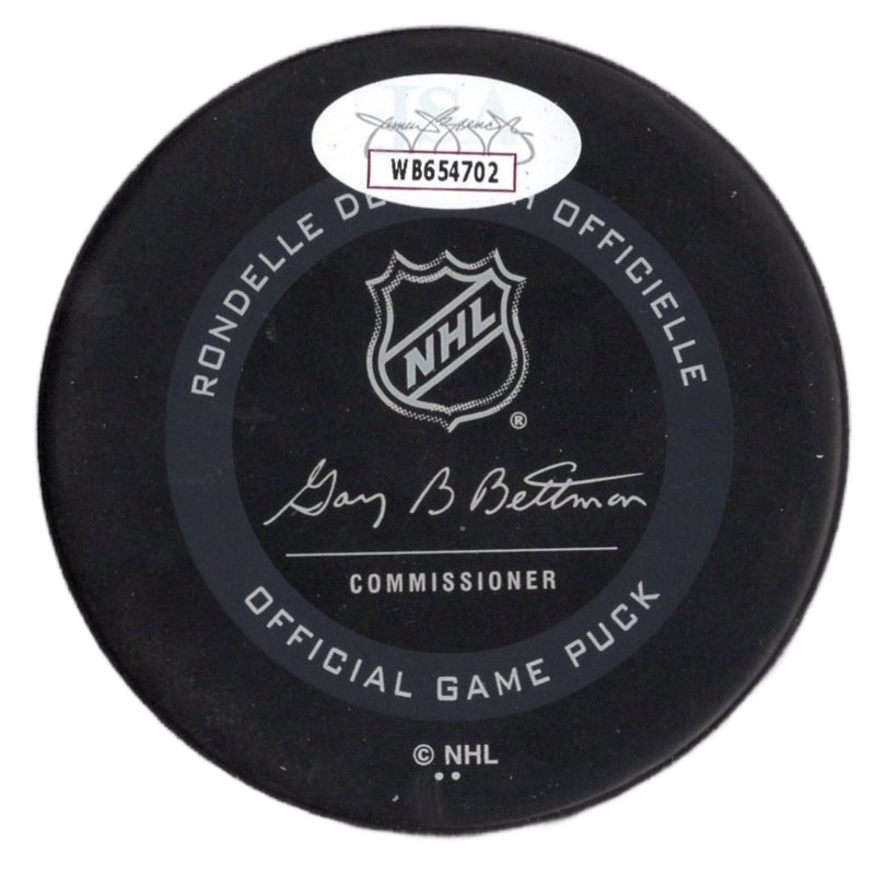 Roman Josi autographed signed Official Game puck NHL Nashville Predators JSA COA