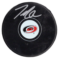 Jesperi Kotkaniemi autographed signed puck NHL Carolina Hurricanes JSA COA