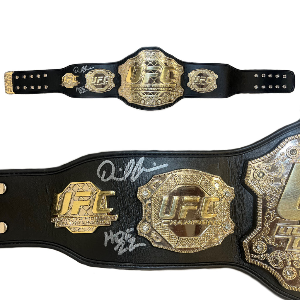 Daniel Cormier inscribed autographed signed belt UFC JSA COA