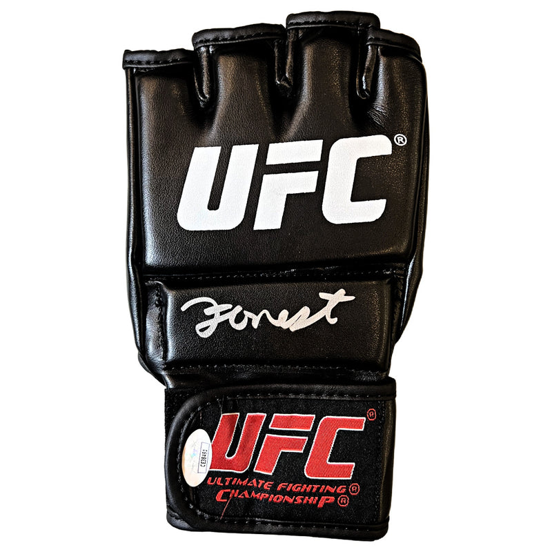 Forrest Griffin autographed signed glove UFC JSA COA