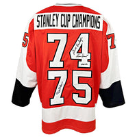 Barber Parent Dorhoefer signed jersey Stanley Cup Philadelphia Flyers JSA