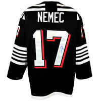 Simon Nemec signed autographed jersey New Jersey Devils JSA COA