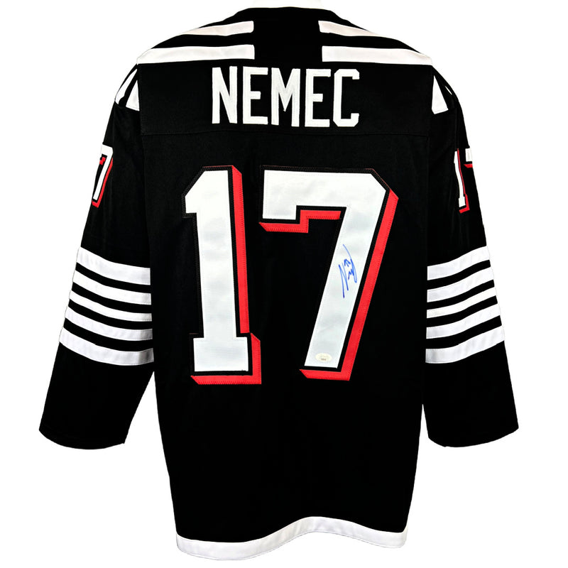 Simon Nemec signed autographed jersey New Jersey Devils JSA COA