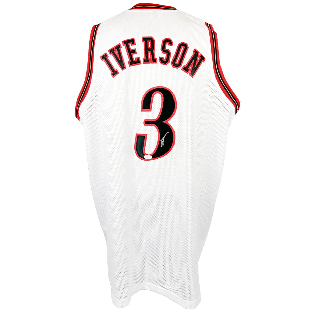 Allen Iverson autographed signed jersey NBA Philadelphia 76ers JSA COA