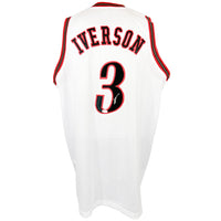 Allen Iverson autographed signed jersey NBA Philadelphia 76ers JSA COA
