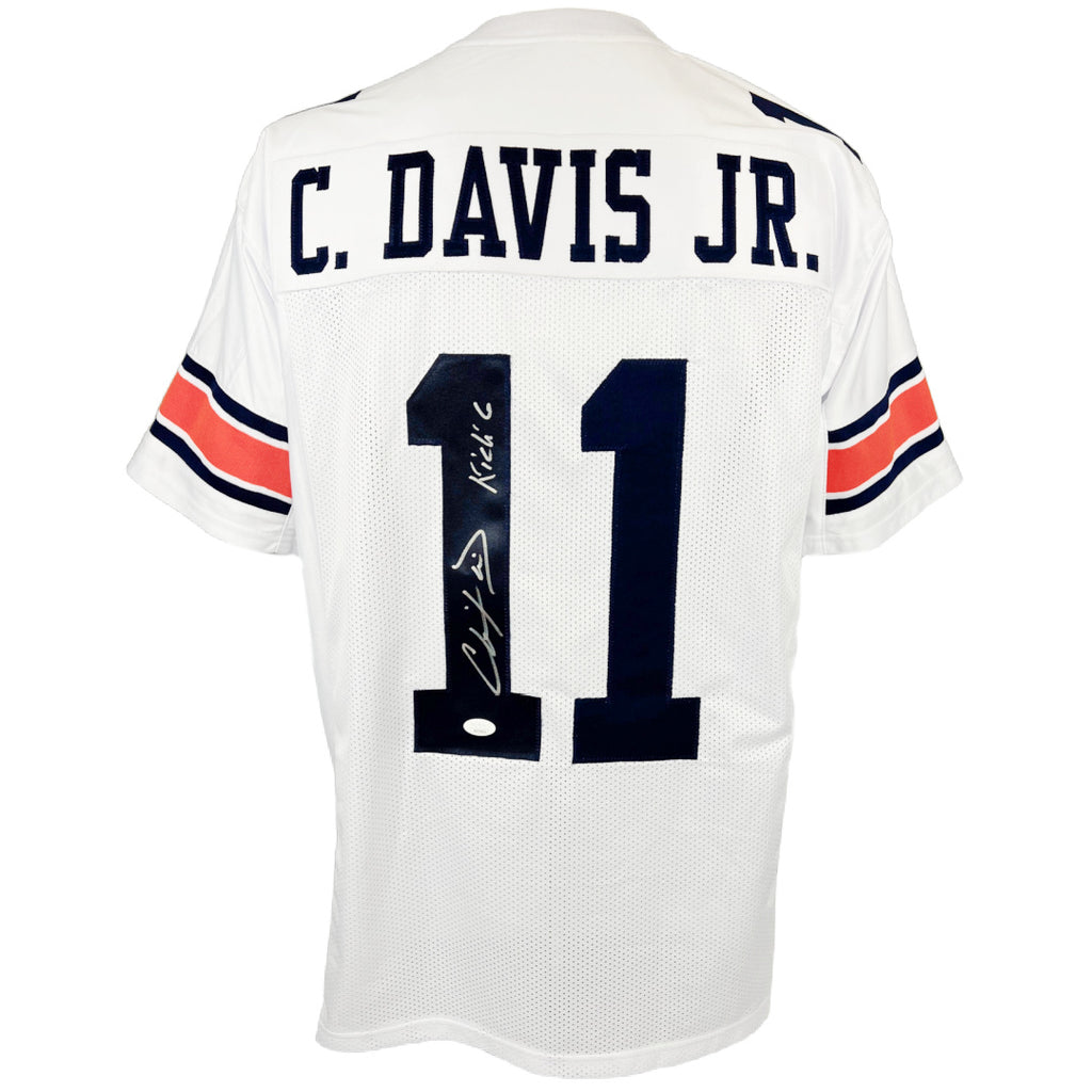Chris Davis Jr autographed signed inscribed jersey NCAA Auburn Tigers JSA COA