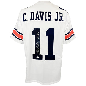Chris Davis Jr autographed signed inscribed jersey NCAA Auburn Tigers JSA COA