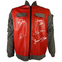 Cast signed autographed Back to The Future jacket BAS Fox Lloyd Tolkan Lea