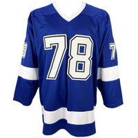 EMIL LILLEBERG AUTOGRAPHED SIGNED CUSTOM BLUE PRO STYLE JERSEY JSA COA