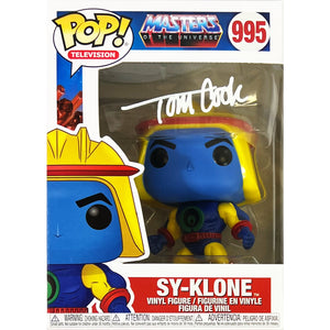 Tom Cook autographed signed Funko Pop JSA Masters of the Universe Sy-Klone