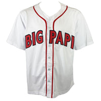 DAVID ORTIZ AUTOGRAPHED SIGNED CUSTOM WHITE PRO STYLE JERSEY JSA