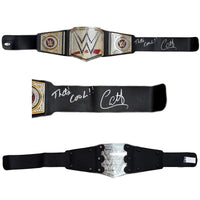 Carlito autographed signed inscribed toy belt JSA WWE WWF LWO