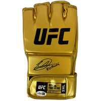 Dricus Du Plessis autographed signed inscribed gold glove UFC JSA Stillknocks