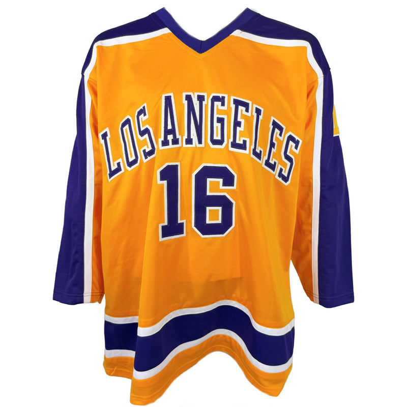 MARCEL DIONNE AUTOGRAPHED SIGNED INSCRIBED YELLOW PRO STYLE JERSEY JSA COA