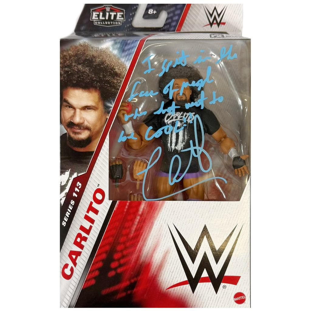 Carlito autographed signed inscribed figure JSA WWE Elite Collections Series
