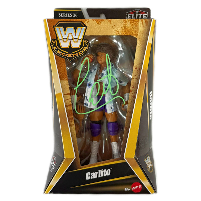 Carlito autographed signed figure JSA WWE Elite Legends Series WWF LWO