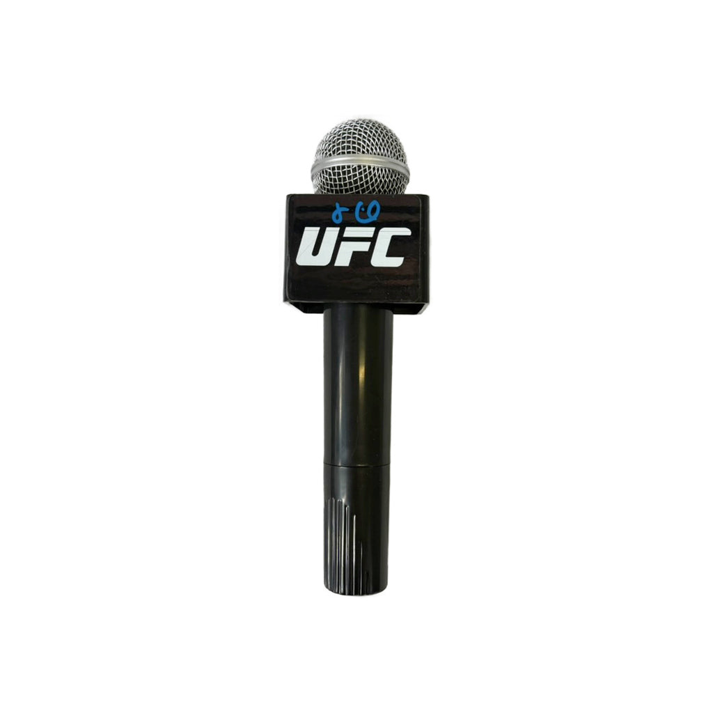 Jon Anik autographed signed microphone UFC JSA COA Daniel Cormier