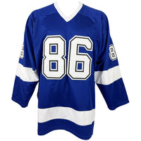 NIKITA KUCHEROV AUTOOGRAPHED SIGNED INSCRIBED CUSTOM BLUE PRO STYLE JERSEY JSA COA