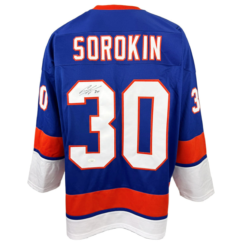 Ilya Sorokin autographed signed jersey autographed New York Islanders JSA COA