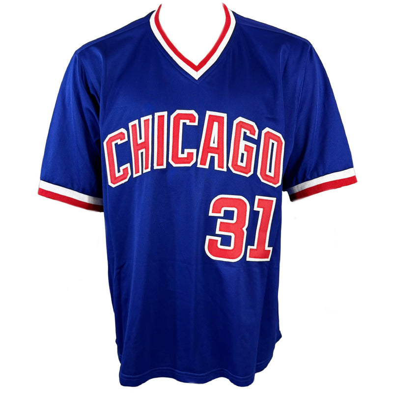 FERGIE JENKINS AUTOGRAPHED SIGNED CUSTOM BLUE PRO STYLE JERSEY BAS
