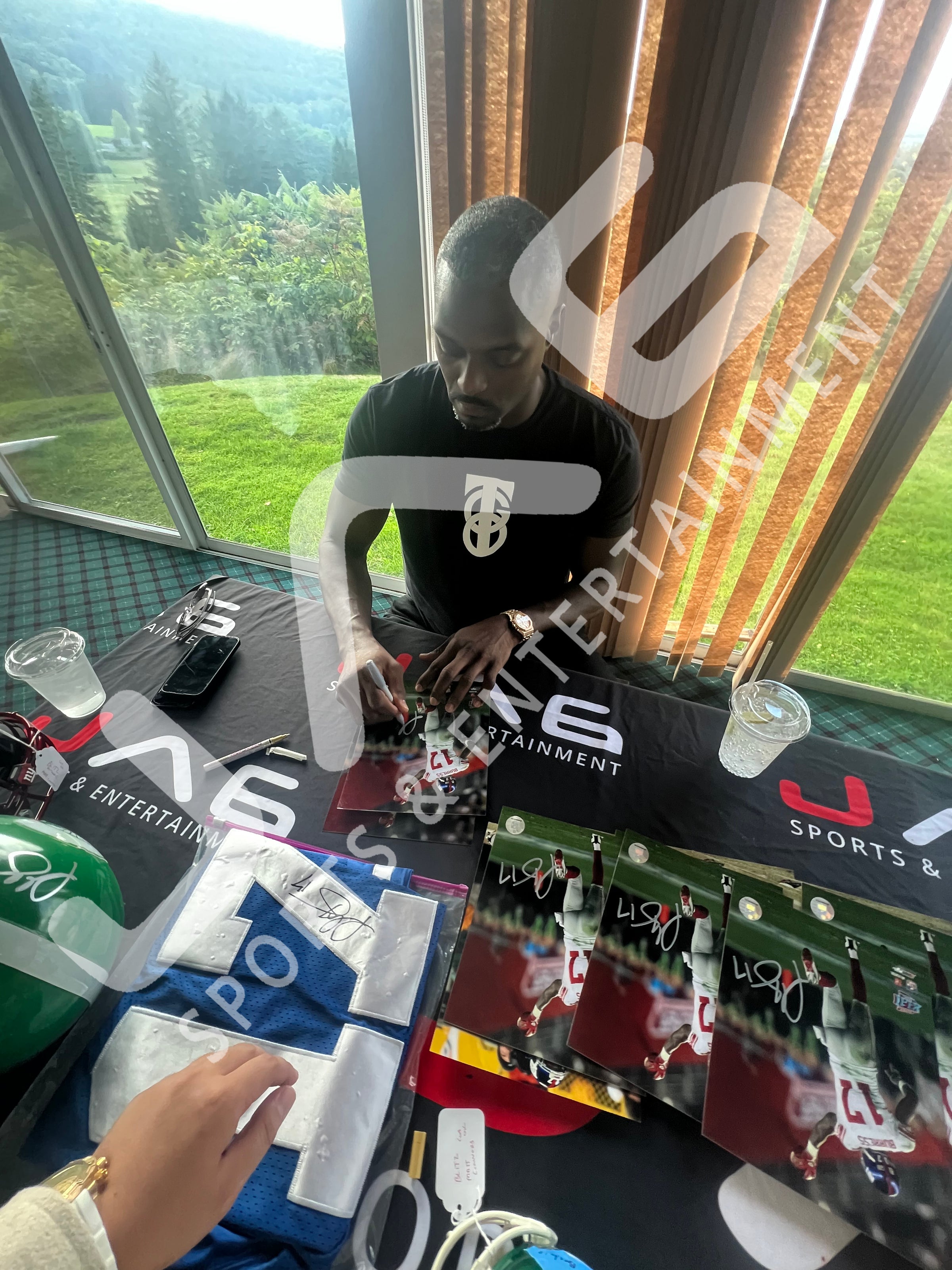 Plaxico Burress autographed signed 8x10 photo NFL New York Giants