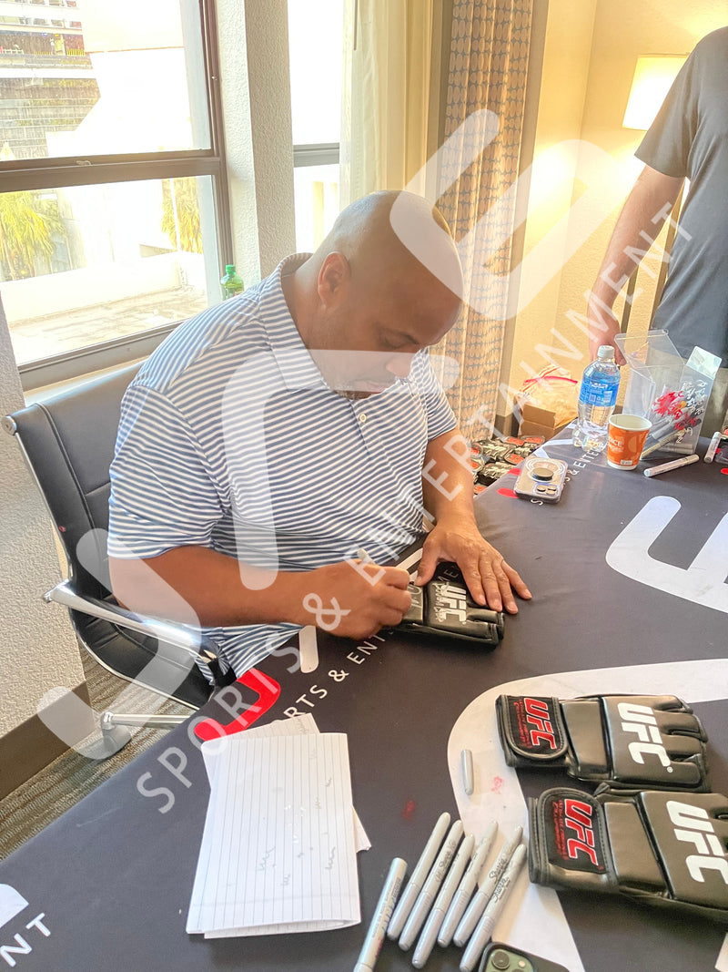 Daniel Cormier inscribed signed glove UFC JSA COA