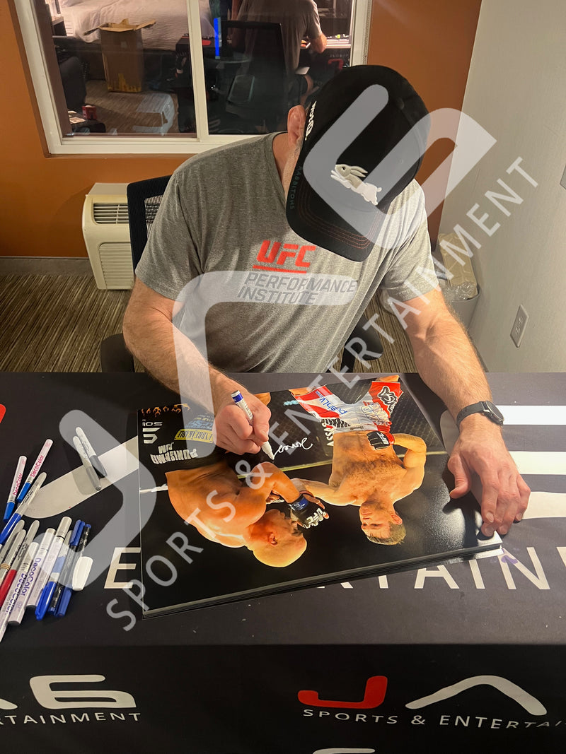 Forrest Griffin inscribed signed 16x20 photo UFC JSA COA