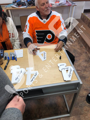 Barber Parent Dorhoefer signed jersey Stanley Cup Philadelphia Flyers JSA
