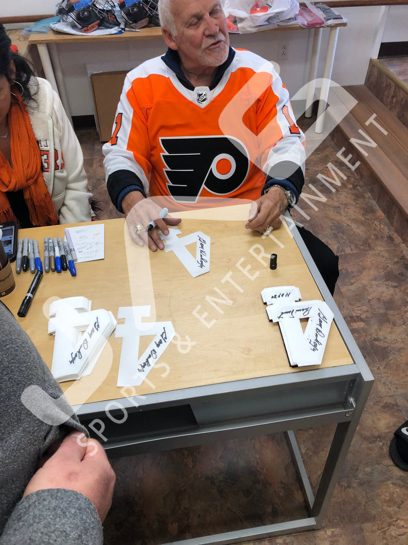 Barber Parent Dorhoefer signed jersey Stanley Cup Philadelphia Flyers JSA