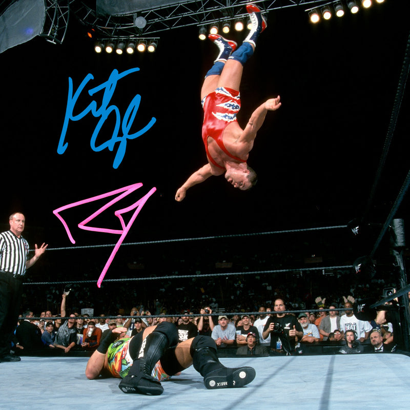 SPECIAL Pre-Order Kurt Angle & Rob Van Dam Autograph 11x14 Photo