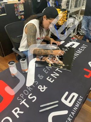 Amanda Nunes autographed signed UFC 16x20 framed photo JSA Dana White