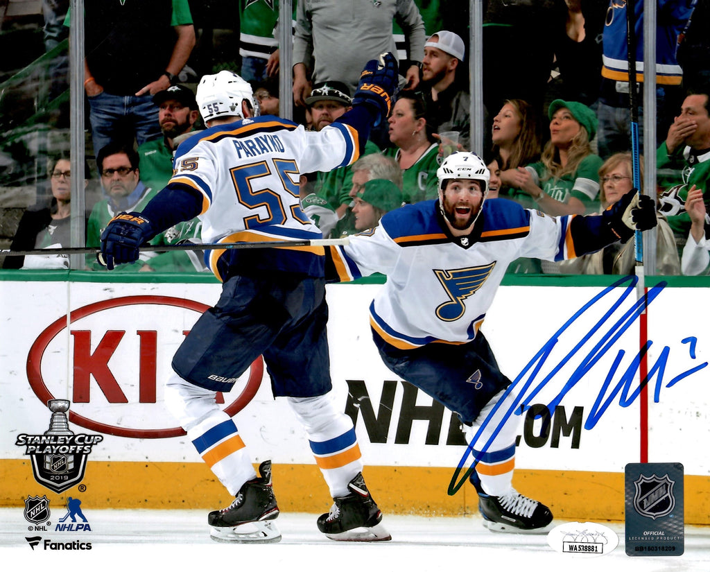 Pat Maroon signed 8x10 photo NHL St. Louis Blues JSA COA Tampa Bay Lightning