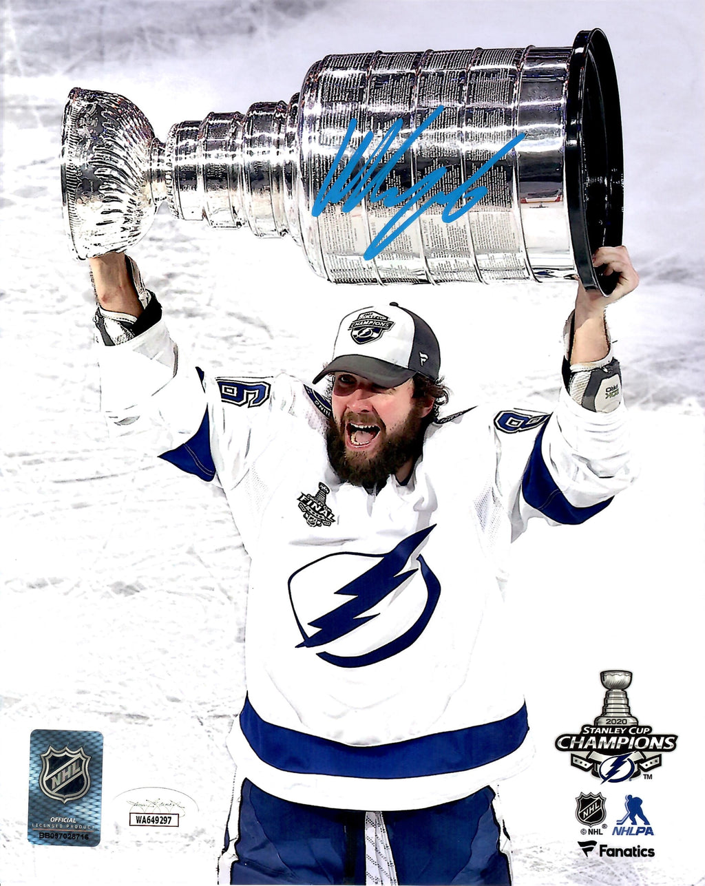 Nikita Kucherov autographed signed 8x10 photo NHL Tampa Bay Lightning JSA COA