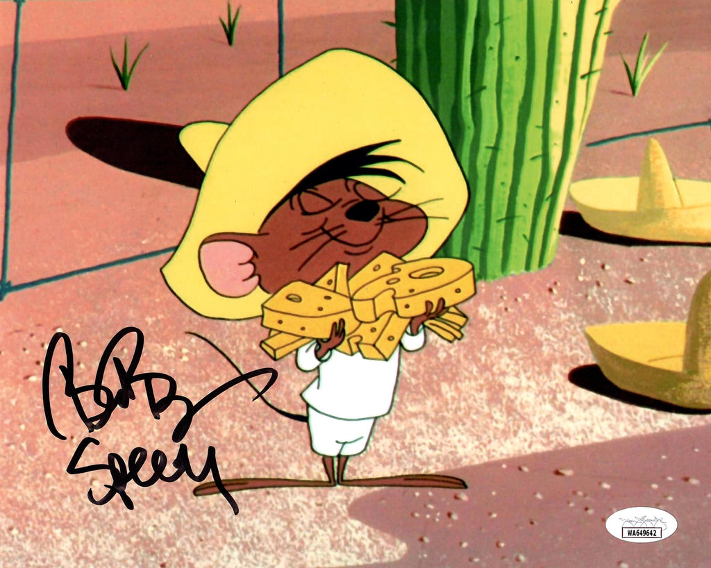 Bob Bergen autographed signed inscribed 8x10 photo JSA COA Speedy Gonzales